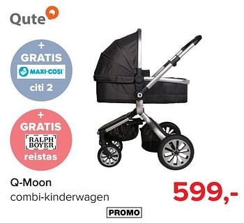 Promoties Q-moon combi-kinderwagen - Qute  - Geldig van 30/10/2017 tot 09/12/2017 bij Baby-Dump