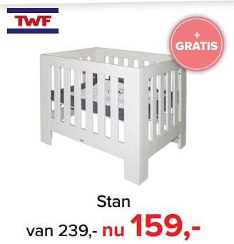 Promoties Stan - TWF - Geldig van 30/10/2017 tot 09/12/2017 bij Baby-Dump