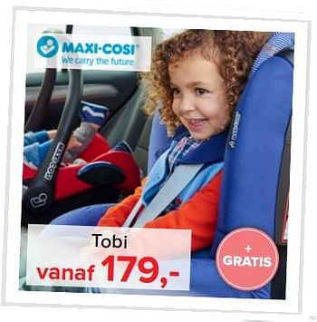 Promoties Tobi - Maxi-cosi - Geldig van 30/10/2017 tot 09/12/2017 bij Baby-Dump
