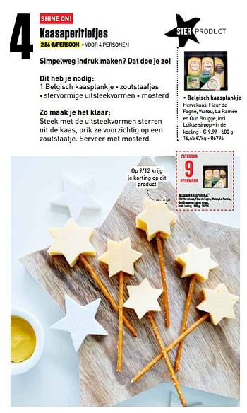 Promoties Belgisch kaasplankje - Huismerk - Lidl - Geldig van 06/11/2017 tot 31/12/2017 bij Lidl