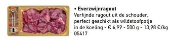 Promoties Everzwijnragout - Huismerk - Lidl - Geldig van 06/11/2017 tot 31/12/2017 bij Lidl