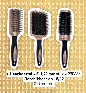Promoties Haarborstel - Huismerk - Lidl - Geldig van 06/11/2017 tot 31/12/2017 bij Lidl