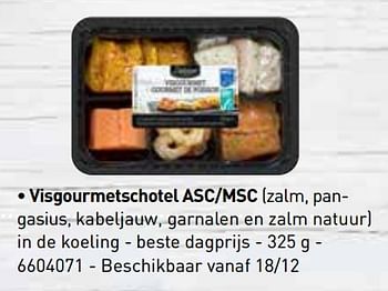 Promoties Visgourmetschotel asc-msc - Delicieux - Geldig van 06/11/2017 tot 31/12/2017 bij Lidl