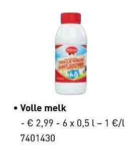 Promoties Volle melk - Milbona - Geldig van 06/11/2017 tot 31/12/2017 bij Lidl