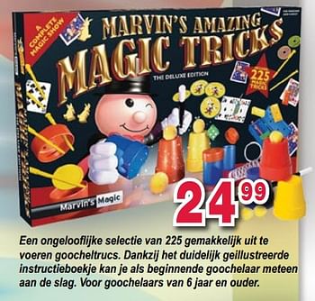 Promotions Marvin`s amazing magic tricks - Marvin's Magic - Valide de 10/10/2017 à 06/12/2017 chez Vavantas