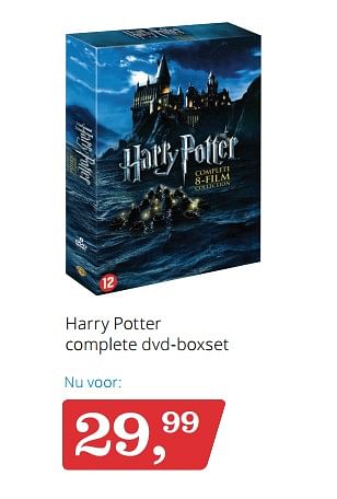 Promoties Harry potter complete dvd-boxset - Huismerk - Bol.com - Geldig van 03/11/2017 tot 05/12/2017 bij Bol.com