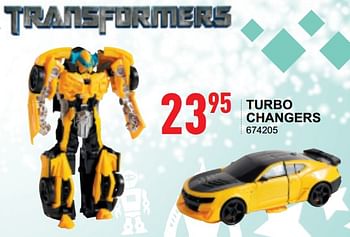 Promoties Turbo changers - Transformers - Geldig van 18/10/2017 tot 06/12/2017 bij Trafic