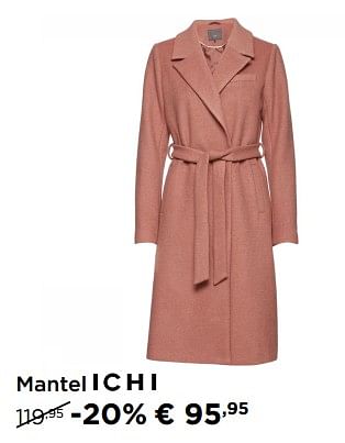 Promoties Mantel ichi - Ichi - Geldig van 31/10/2017 tot 22/11/2017 bij Molecule