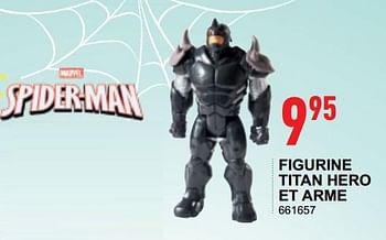 Promoties Figurine titan hero et arme - Marvel - Geldig van 18/10/2017 tot 06/12/2017 bij Trafic