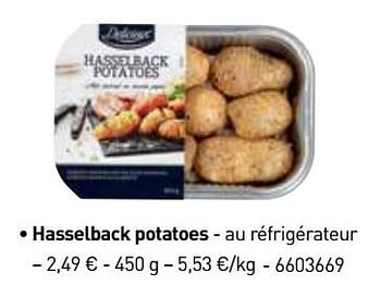 Promoties Hasselback potatoes - Delicieux - Geldig van 06/11/2017 tot 31/12/2017 bij Lidl