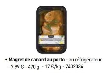 Promoties Magret de canard au porto - Delicieux - Geldig van 06/11/2017 tot 31/12/2017 bij Lidl