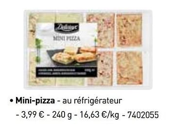 Promotions Mini pizza - Delicieux - Valide de 06/11/2017 à 31/12/2017 chez Lidl