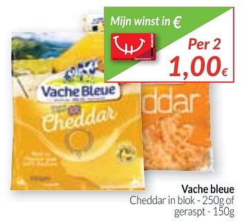 Promoties Vache bleue cheddar in blok - Vache bleue - Geldig van 01/11/2017 tot 30/11/2017 bij Intermarche