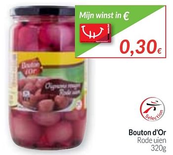 Promoties Bouton d`or rode uien - Bouton D'Or - Geldig van 01/11/2017 tot 30/11/2017 bij Intermarche