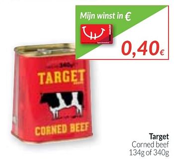 Promoties Target corned beef - Target - Geldig van 01/11/2017 tot 30/11/2017 bij Intermarche