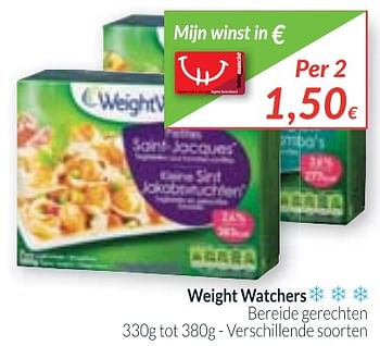 Promoties Weight watchers bereide gerechten - Weight Watchers - Geldig van 01/11/2017 tot 30/11/2017 bij Intermarche