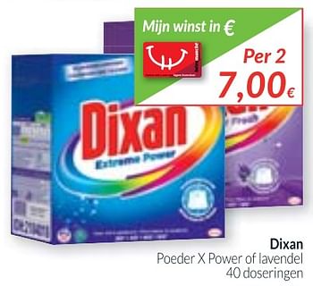 Promoties Dixan poeder x power of lavendel - Dixan - Geldig van 01/11/2017 tot 30/11/2017 bij Intermarche