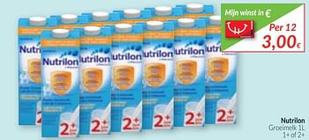 Promoties Nutrilon groeimelk - Nutrilon - Geldig van 01/11/2017 tot 30/11/2017 bij Intermarche