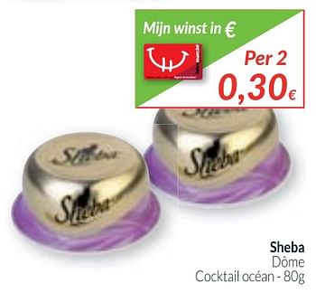 Promoties Sheba dôme cocktail océan - Sheba - Geldig van 01/11/2017 tot 30/11/2017 bij Intermarche