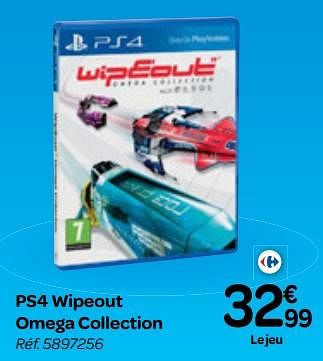 Promotions Ps4 wipeout omega collection - Omega - Valide de 25/10/2017 à 06/12/2017 chez Carrefour