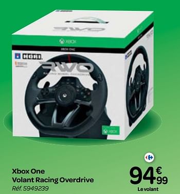 Promotions Xbox one volant racing overdrive - Microsoft - Valide de 26/10/2017 à 10/12/2017 chez Carrefour