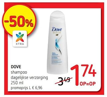 Promoties Dove shampoo dagelijkse verzorging - Dove - Geldig van 16/11/2017 tot 29/11/2017 bij Spar (Colruytgroup)