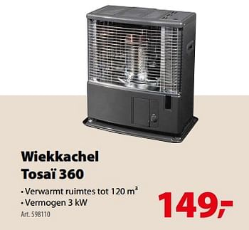 Promoties Wiekkachel tosaï 360 - Tosai - Geldig van 03/11/2017 tot 31/01/2018 bij Gamma