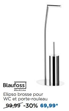 Promotions Elipso brosse pour wc et porte-rouleau - Blaufoss - Valide de 30/10/2017 à 02/12/2017 chez X2O