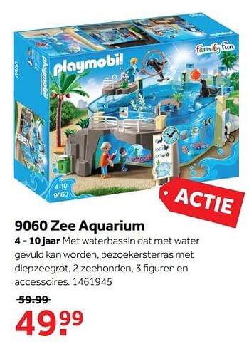 Promotions 9060 zee aquarium - Playmobil - Valide de 30/10/2017 à 10/12/2017 chez Bart Smit