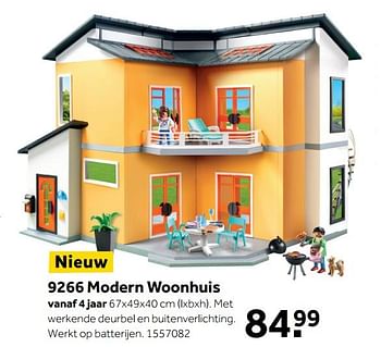 Promotions 9266 modern woonhuis - Playmobil - Valide de 30/10/2017 à 10/12/2017 chez Bart Smit