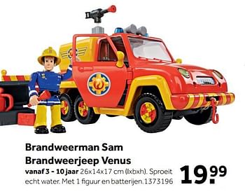 Complex Dialoog gewelddadig Brandweerman Sam Brandweerman sam brandweerwagen venus - Promotie bij Bart  Smit