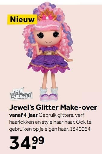 Promoties Jewel`s glitter make-over - Lalaloopsy - Geldig van 30/10/2017 tot 10/12/2017 bij Bart Smit