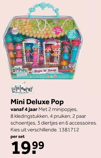 Promoties Mini deluxe pop - Lalaloopsy - Geldig van 30/10/2017 tot 10/12/2017 bij Bart Smit