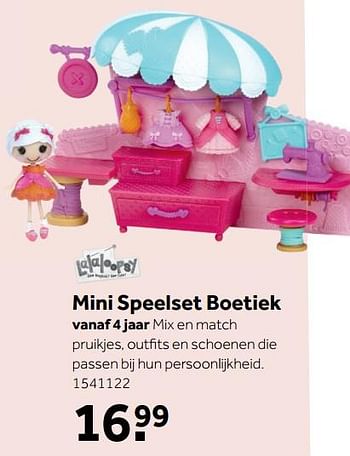 Promoties Mini speelset boetiek - Lalaloopsy - Geldig van 30/10/2017 tot 10/12/2017 bij Bart Smit