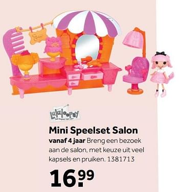 Promoties Mini speelset salon - Lalaloopsy - Geldig van 30/10/2017 tot 10/12/2017 bij Bart Smit