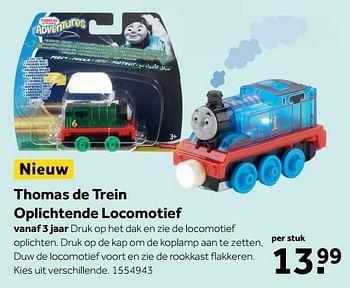 Thomas & Friends Thomas de trein oplichtende locomotief - Promotie bij Smit