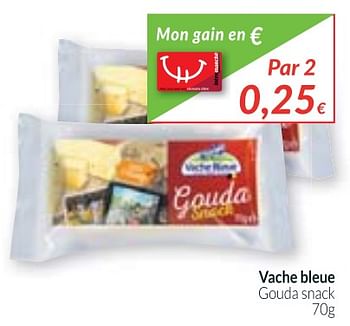 Promotions Vache bleue gouda snack - Vache bleue - Valide de 01/11/2017 à 30/11/2017 chez Intermarche
