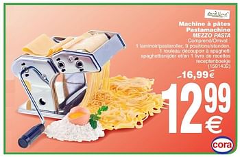 Promoties Machine à pâtes pastamachine mezzo pasta - And'time - Geldig van 07/11/2017 tot 20/11/2017 bij Cora