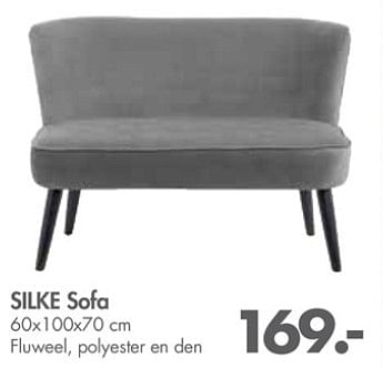 Promoties Silke sofa - Huismerk - Casa - Geldig van 30/10/2017 tot 26/11/2017 bij Casa