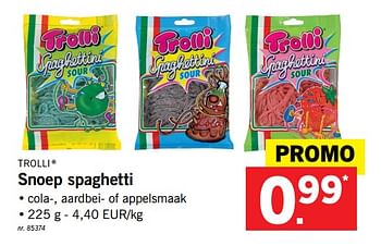 Promoties Snoep spaghetti - Trolli - Geldig van 13/11/2017 tot 18/11/2017 bij Lidl