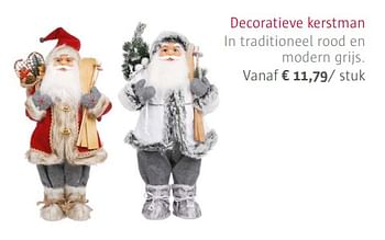 Promoties Decoratieve kerstman - Huismerk - Ava - Geldig van 02/11/2017 tot 31/12/2017 bij Ava