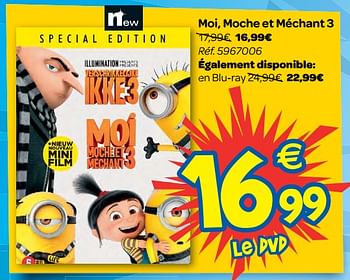 Promotions Moi, moche et méchant 3 - Produit maison - Carrefour  - Valide de 08/11/2017 à 20/11/2017 chez Carrefour