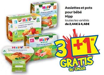 Promotions Assiettes et pots pour bébé hipp - Hipp - Valide de 08/11/2017 à 20/11/2017 chez Carrefour