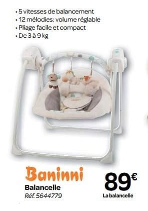 trotteur balancelle baninni