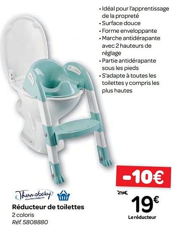 Promotions Réducteur de toilettes - thermobaby - Valide de 08/11/2017 à 20/11/2017 chez Carrefour