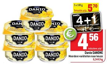 Promoties Danio danone - Danone - Geldig van 15/11/2017 tot 21/11/2017 bij Match