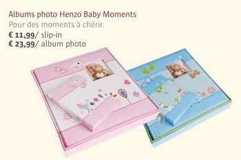 Promotions Albums photo henzo baby moments - Henzo - Valide de 02/11/2017 à 31/12/2017 chez Ava