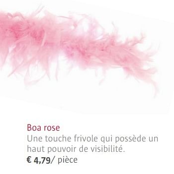 Promotions Boa rose - Produit Maison - Ava - Valide de 02/11/2017 à 31/12/2017 chez Ava