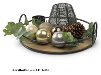 Promoties Kerstballen - Huismerk - Multi Bazar - Geldig van 06/11/2017 tot 25/12/2017 bij Multi Bazar