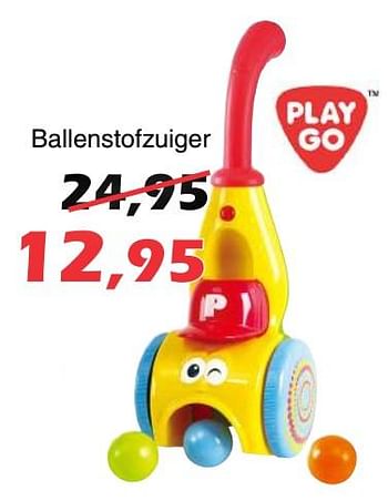 Promoties Ballenstofzuiger - Play-Go - Geldig van 29/10/2017 tot 19/11/2017 bij Itek